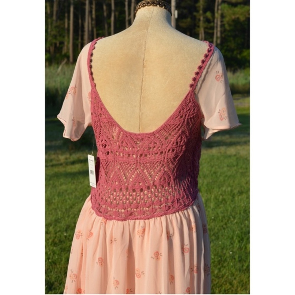 Free People NWT Mauve Faerie Dress